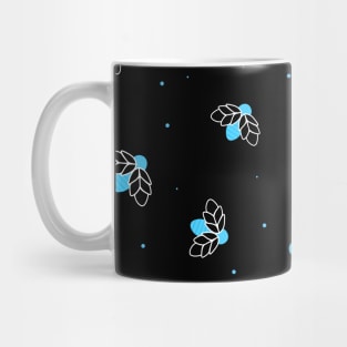 Blue Firefly bugs Mug